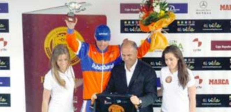 El ganador de la etapa de ayer y nuevo líder de la Vuelta