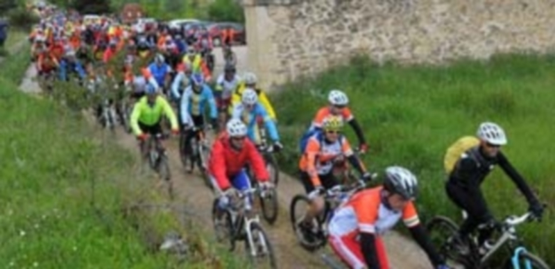 Un momento de la tercera Marcha del Camino de San Frutos