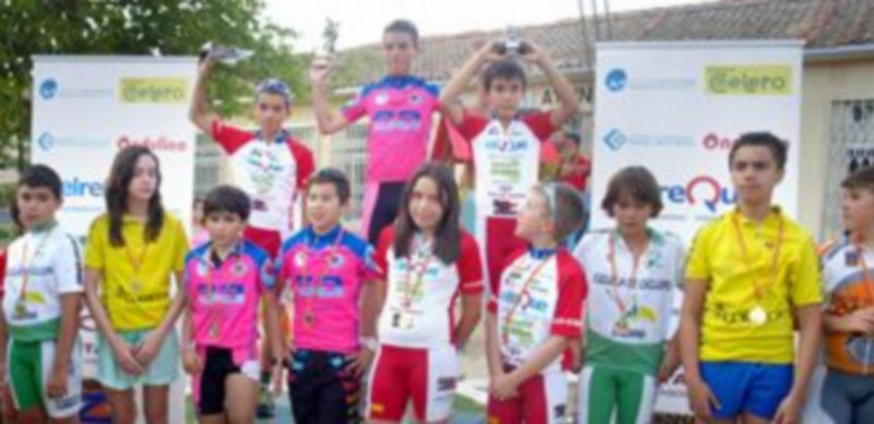 Podio de los ganadores del Trofeo de ciclismo para escuelas de San Cristóbal. / El Adelantado