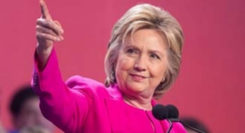 La virtual candidata demócrata a la Casa Blanca