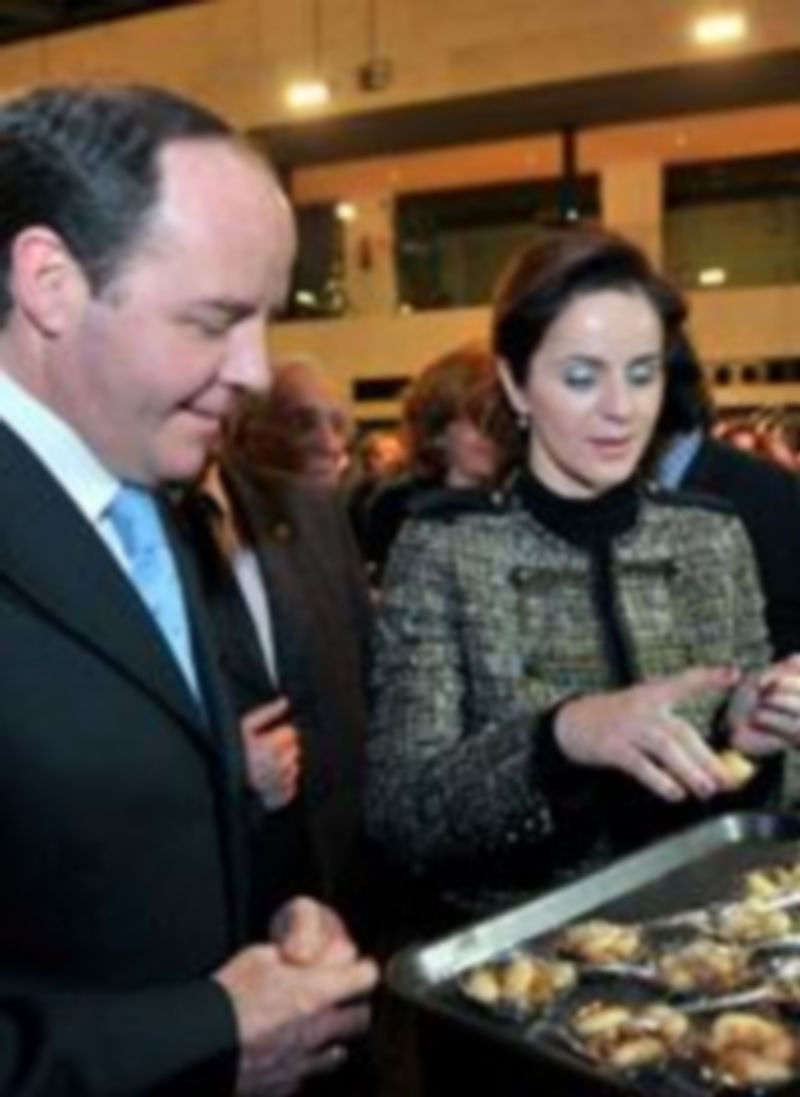 Cándido López y la consejera Silvia Clemente