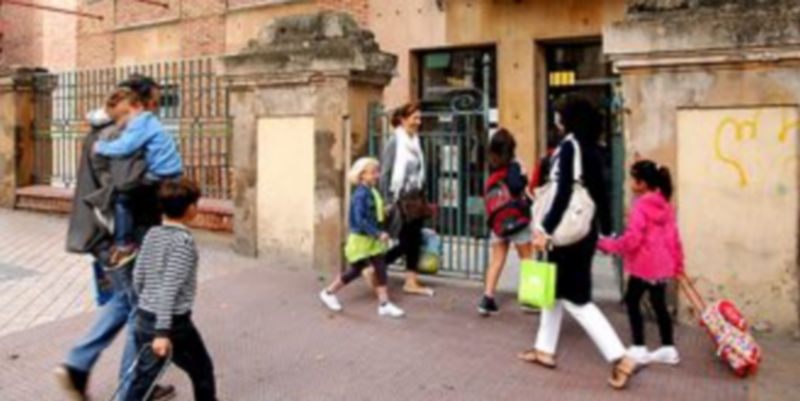 Los escolares segovianos se incorporaron a las aulas con normalidad. / A. BENAVENTE