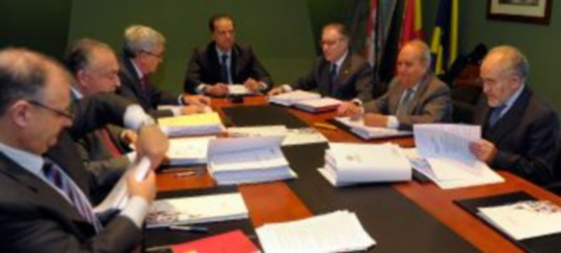 Un momento de la reunión en La Granja. / KAMARERO