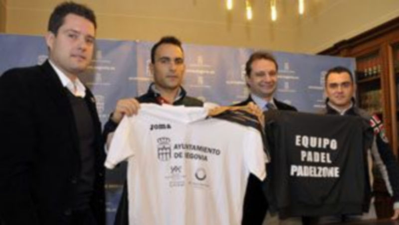 El Ayuntamiento de Segovia colabora con el Club Deportivo Padelzone 1 Javier Arranz