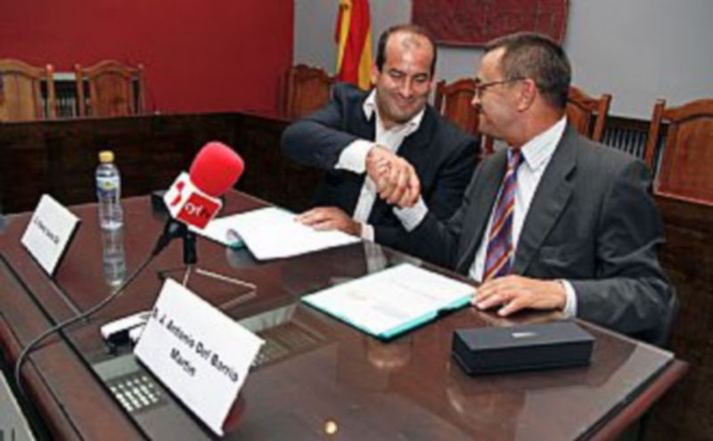 Los presidentes de Feaspor (dercha) y Anagan (izquierda)