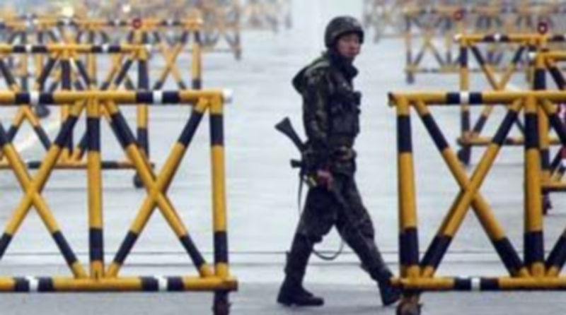 Soldado en el complejo industrial de Kaesong./ EUROPA PRESS