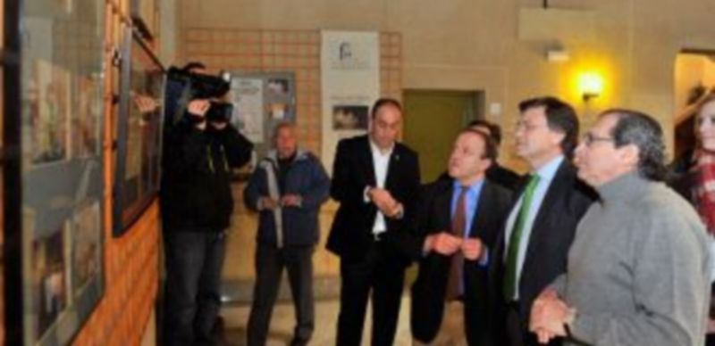 La exposición fue inaugurada por el presidente de la Diputación