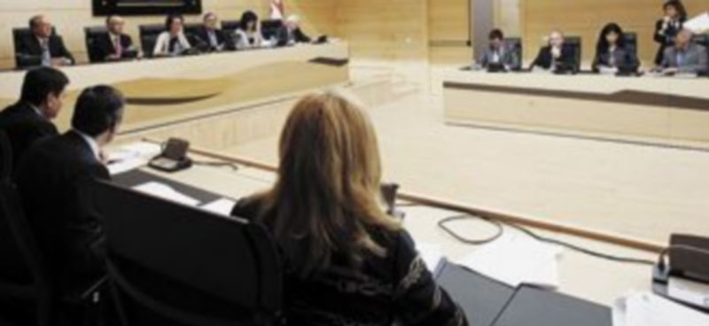 La presidenta de las Cortes