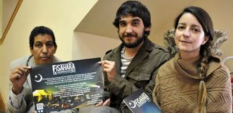 Organizadores del Festival de Cine por el Sahara