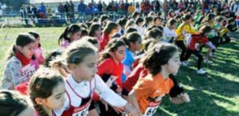 El Cross de Cantimpalos se disputa hoy con más de 1.500 inscritos 6 Instante de la salida de una de las pruebas de menores del pasado cross de Cantimpalos. / Juan Martín