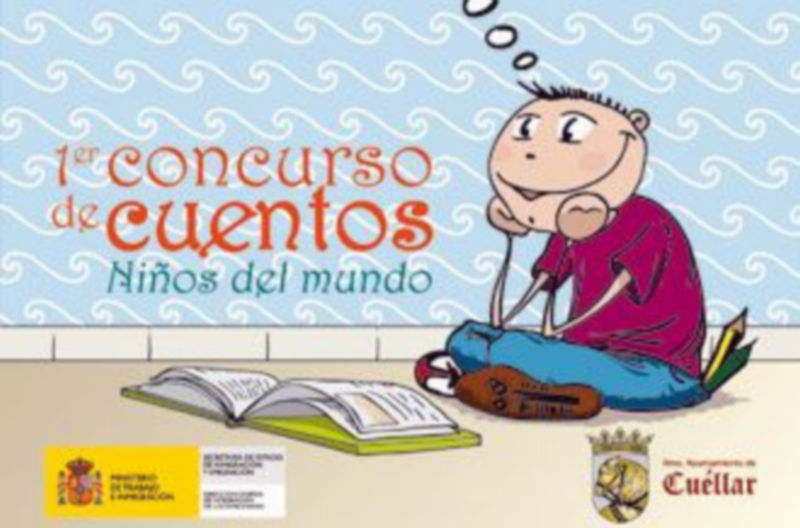 Imagen que ilustra el folleto de las bases de este certamen de cuentos.