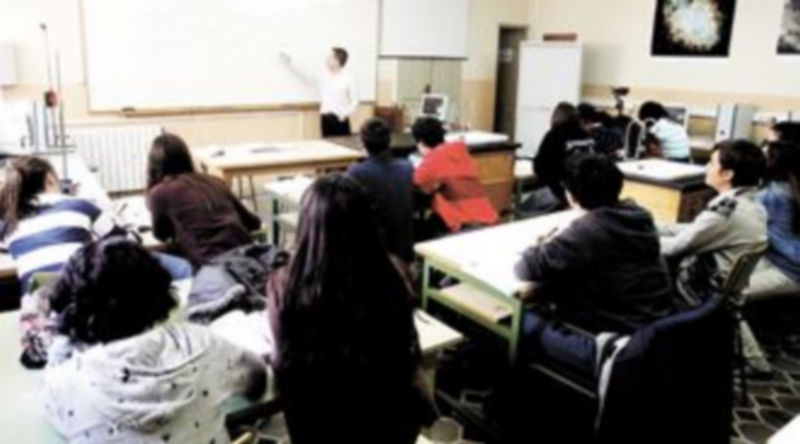 Alumnos de un instituto de Bachillerato. / Rubén Serrallé