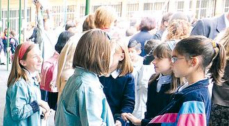Algunos niños en su primer día de clase tras un largo verano. / ICAL