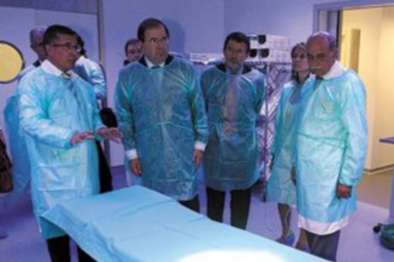 Herrera visita las obras del Hospital de Benavente. / Ical