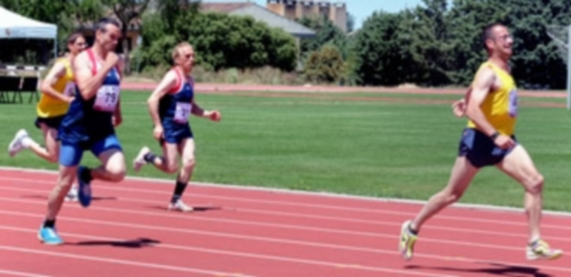 Un momento de una de las pruebas de atletismo en los Juegos regionales para discapacitados