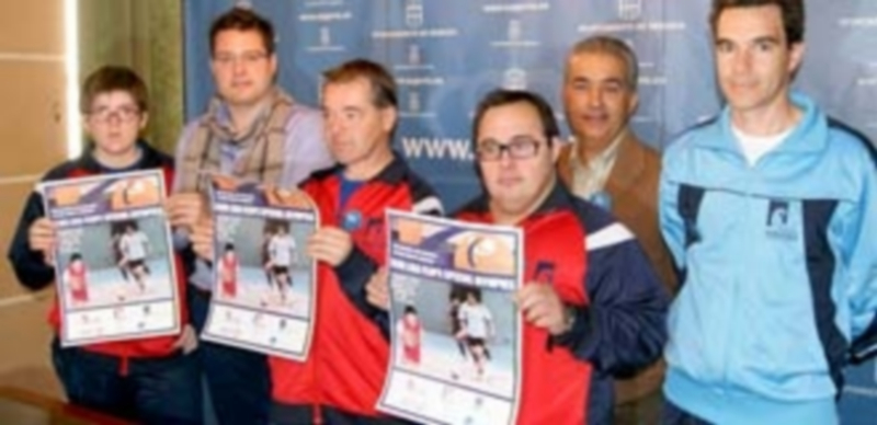 Instante de la presentación de la jornada segoviana de la Liga Feaps Special Olympics. / El Adelantado