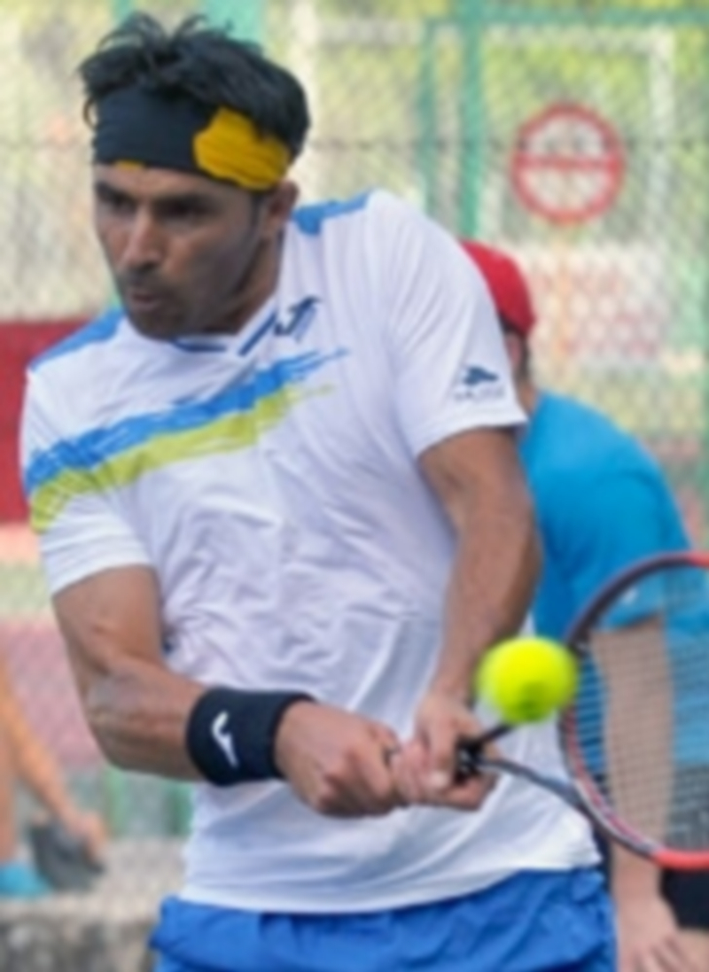 Quino Muñoz durante la final del Torneo Presidente Casino de la Unión. / Kamarero