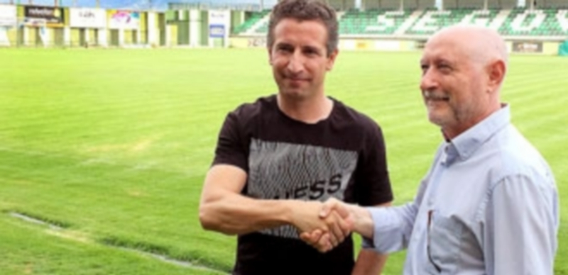 La Gimnástica Segoviana y el Unami CP firman un convenio de filialidad 1 El presidente de la Gimnástica Segoviana