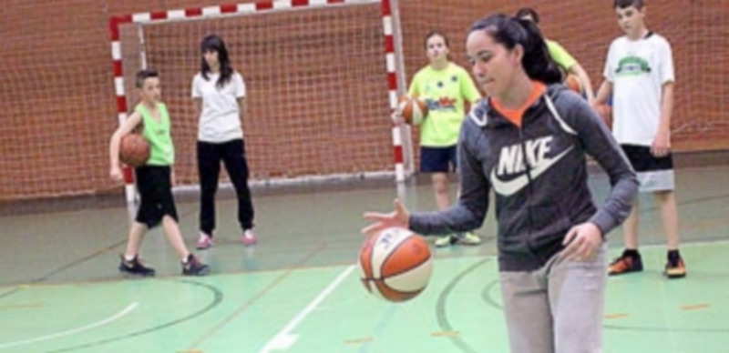 La jugadora Elisa Martínez