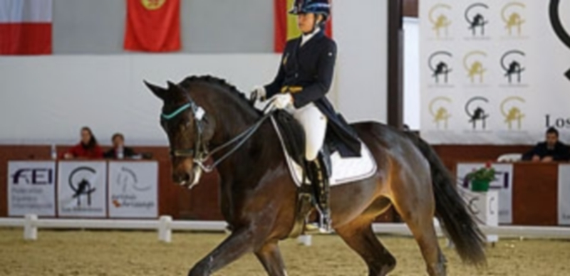 Carla de la Fuente, en el top 10 mundial 1 La amazona segoviana Carla de la Fuente durante una de las competiciones. / EL ADELANTADO