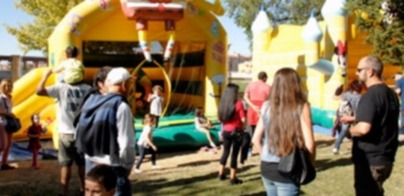 Imagen de la jornada para los niños que organizó la Segoviana. / Juan Martín