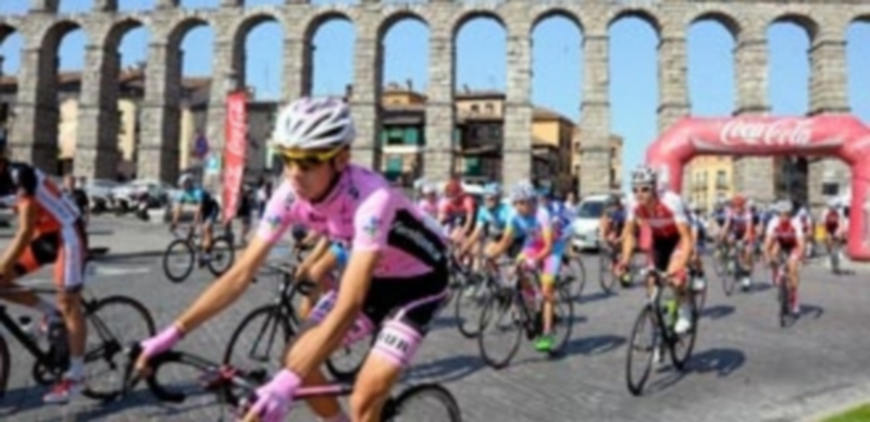 El pelotón ciclista