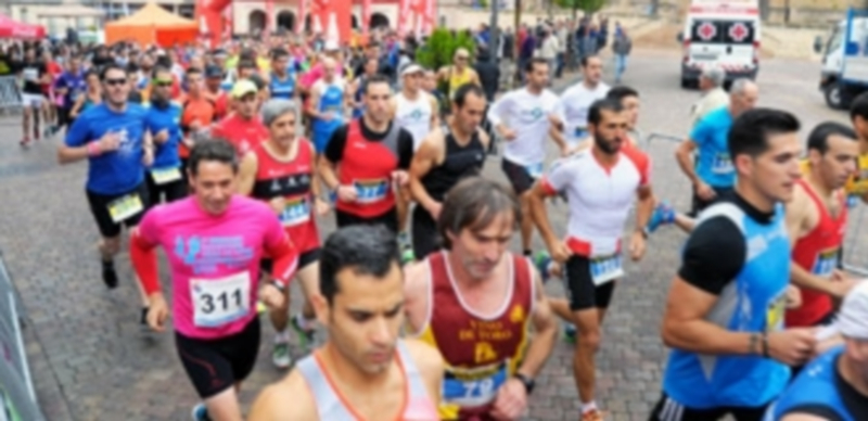 Momento de la salida de la Media Maratón de Camtalejo 2015