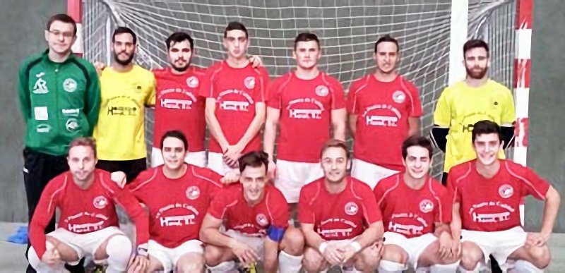 El Tierra Castellana y el Valverde, líderes de la Provincial sin ceder ningún punto 1 Plantilla del Zarzuela del Pinar de esta temporada antes de disputar uno de los encuentros de liga. / ZARZUELA DEL PINAR FS