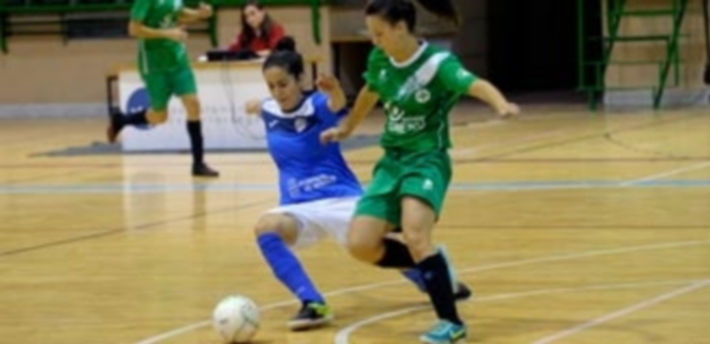 Momento del partido entre el Unami y el VP Soto del Real