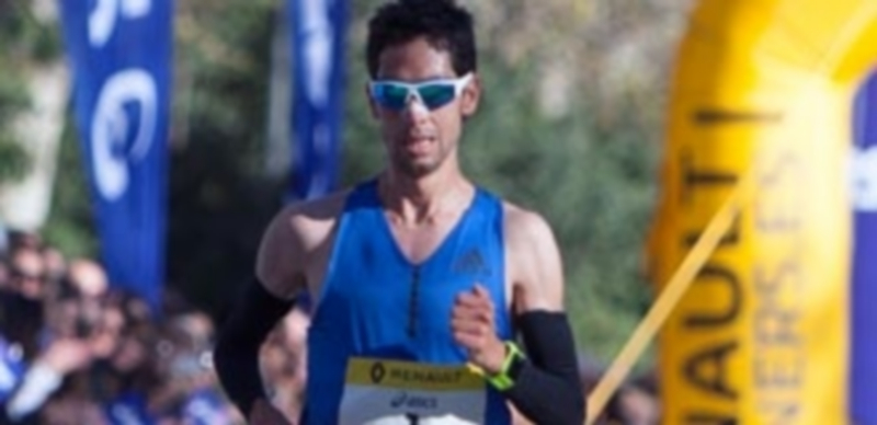 El atleta segoviano Javi Guerra