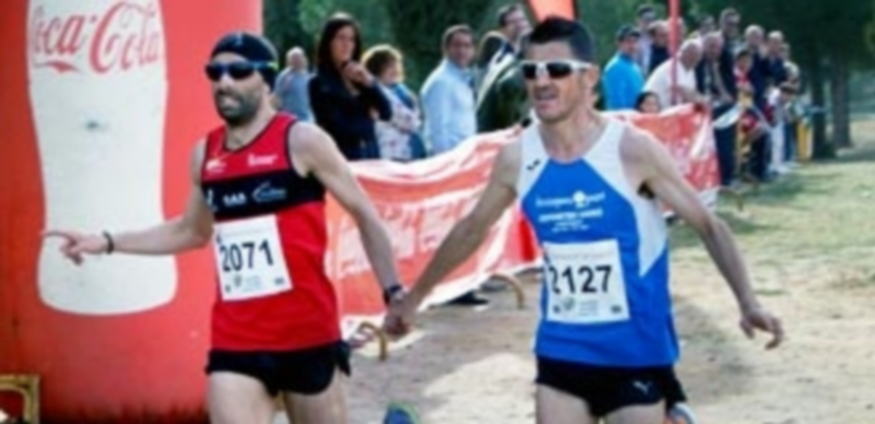 Los atletas Miguel Ángel Ramos