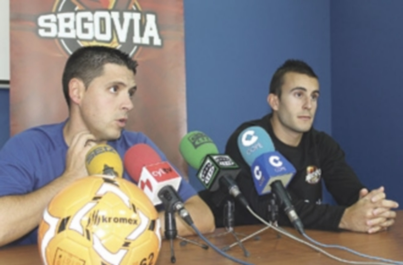 El entrenador del Segovia Futsal