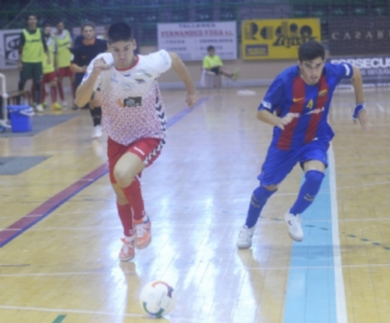 El jugador del Naturpellet Segovia