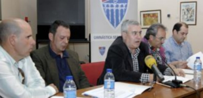 La junta directiva de la Gimnástica Segoviana