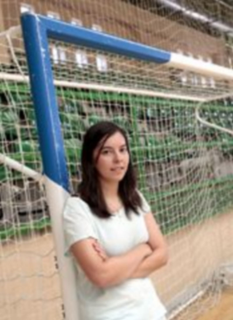 La entrenadora y jugadora de fútbol sala Marta García