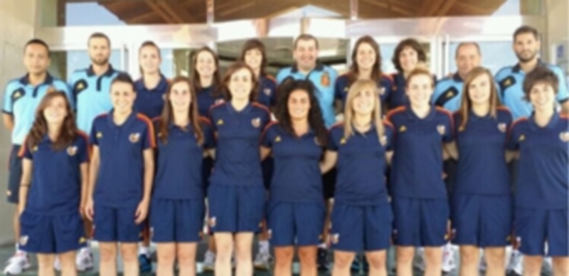 Componentes de la selección española universitaria femenina que están disputando el Mundial. / El Adelantado