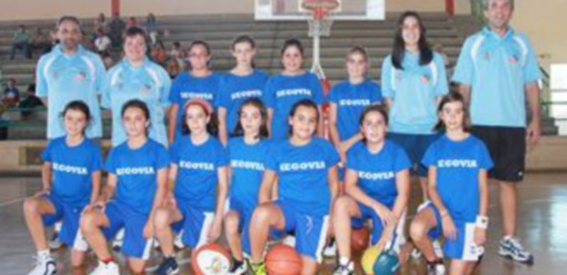 La selección segoviana femenina de minibasket