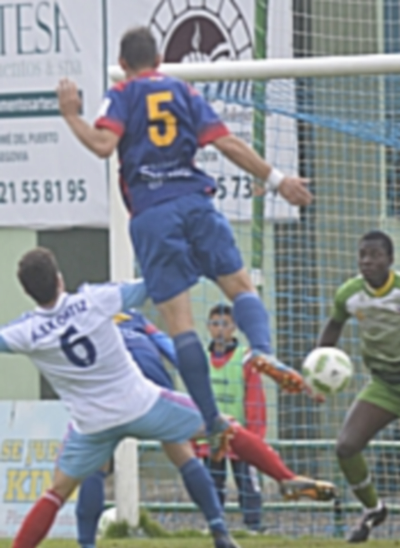 La Gimnástica se impuso al Mirandés B. / TAMARA DE SANTOS