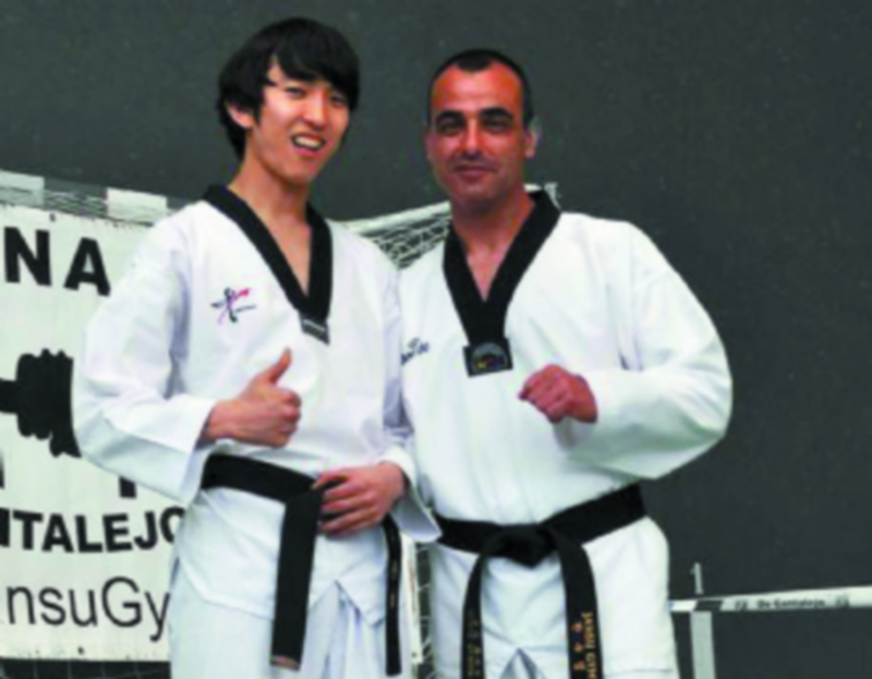 El maestro Woo Juntae y director del Jansu Gym de Cantalejo