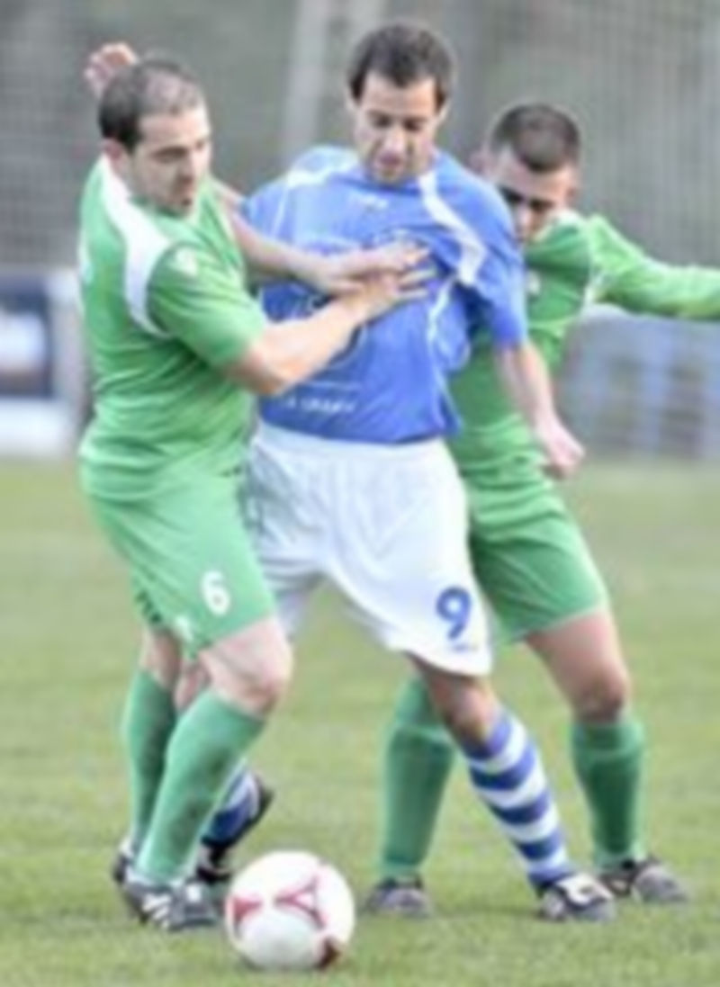 El delantero segoviano del Club Deportivo La Granja