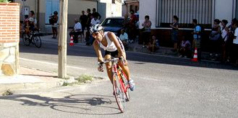 Participante en la anterior edición del Duatlón de Cantalejo. / Lucio Martín