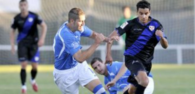 El conjunto granjeño jugó contra el Rayo Vallecano el verano pasado. / Juan Martín