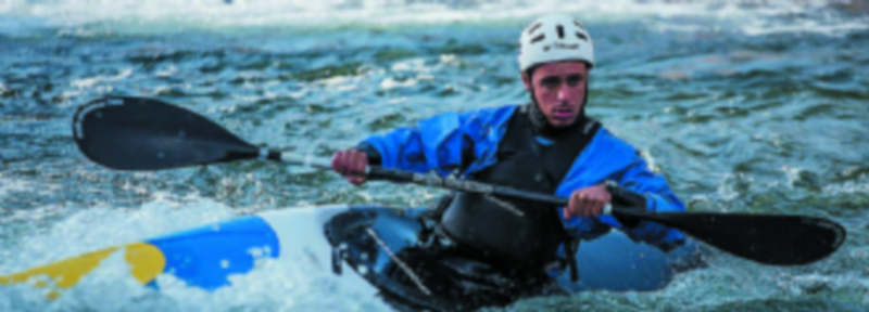 El palista Darío Cuesta