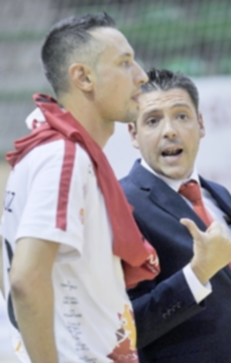 Asalto al primer grande 1 El entrenador del Naturpellet Segovia