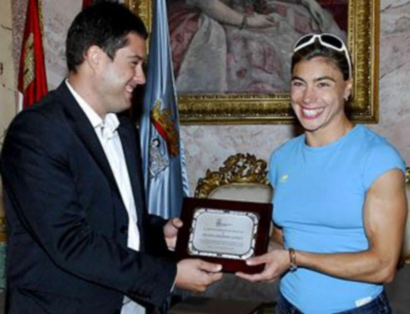 La triatleta Helena Herrero es una de las becadas por el IMD. /ALBERTO BENAVENTE
