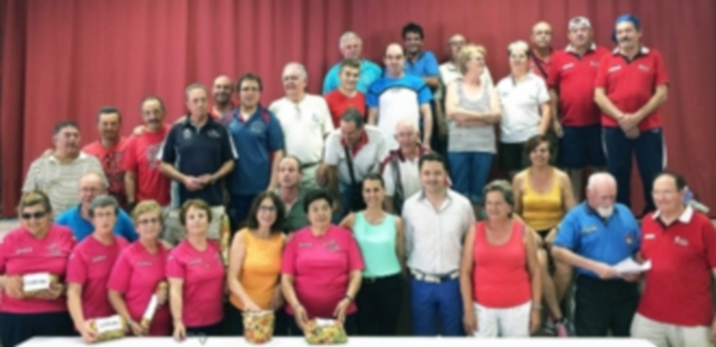 Foto de familia de los ganadores de las diferentes competiciones celebradas en Abades. / EL ADELANTADO