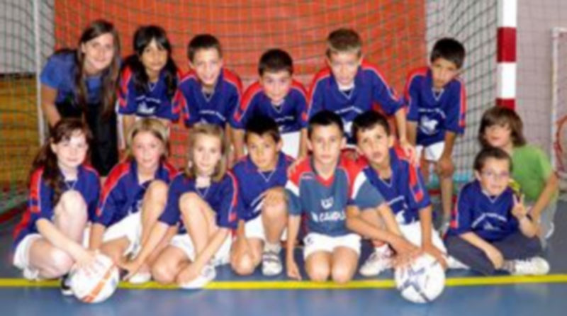 El equipo de los benjamines del Colegio Santa Eulalia