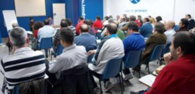 Imagen de la reunión realizada entre el Instituto Municipal de Deportes y los clubes segovianos. / Imd