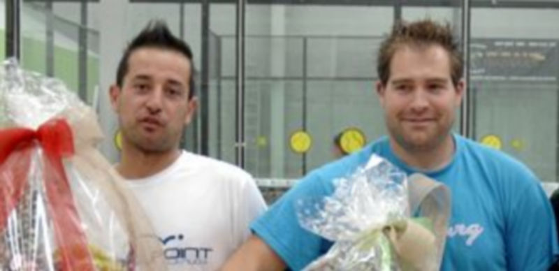 La pareja vencedora del Master en categoría masculina. / Alberto Benavente