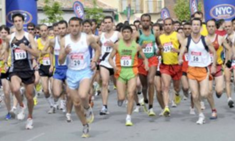 Momento de la salida de la última edición del Memorial Santi disputado en Marugán. / Kamarero